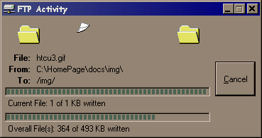 Evans FTP Screenshot